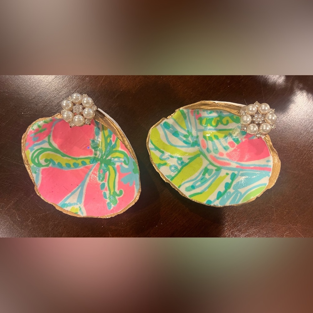 Lilly Pulitzer Print Shell Dish Set